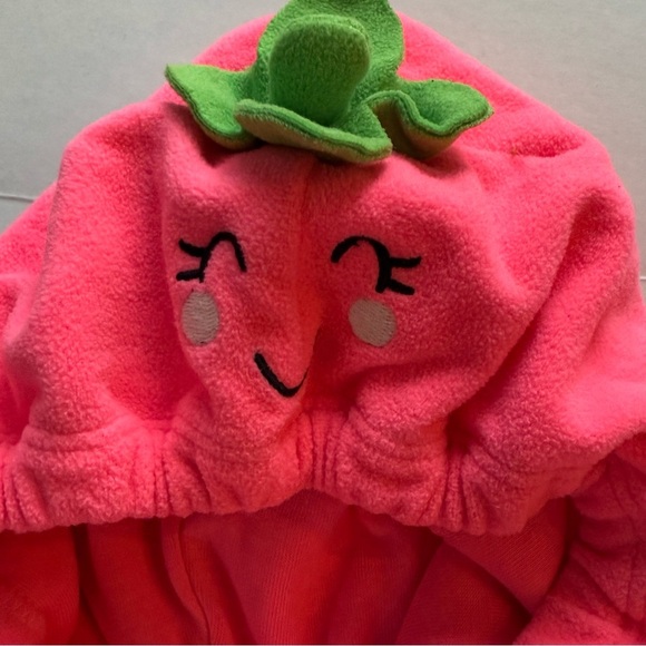 Carter's Pink and Green Bodysuit with Hood - Picture 5 of 11